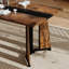 Grande table de salle à manger 70,9 po rectangulaire, grand bureau imperméable pour 8 personnes, table de salle à manger familiale de luxe avec pieds réglables