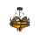 Rustic Lodge 2 - Light Semi Flush Mount