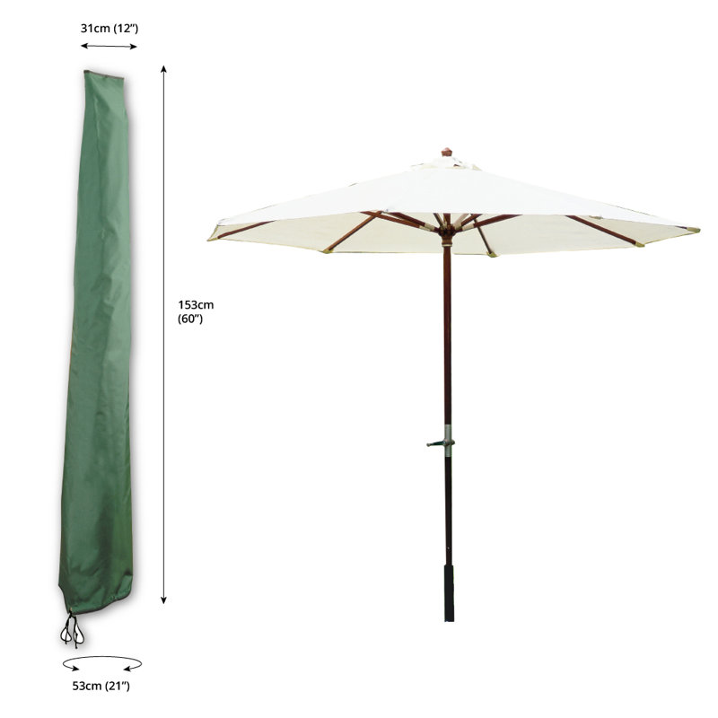 Outdoor Patio Umbrella Cover, Green