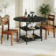 Round Metal Base Dining Table