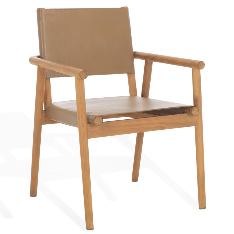 Tanihya Leather Dining Chair, Natural