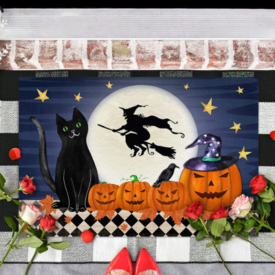 Non-Slip Halloween Outdoor Doormat
