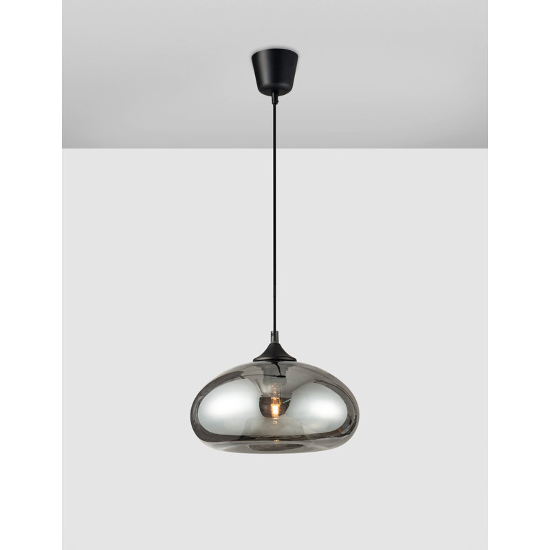 1 - Light Black Single Pendant
