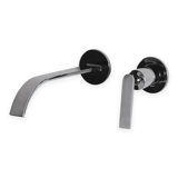 Arch Wall Mounted Bathroom Faucet with Drain Assembly