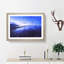 Blue Lake In Iceland Painting - Single Picture Frame Print on MDF-56634363-56634365