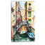 Reproduction d’art sur toile tendue, "venice, canal meeting bridge cityscape-33230328-33230331
