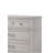 Gray 5 Drawer Chest-122241976
