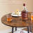 3 Pieces Round Bar Table With 2 Upholstered Stools Set, For Kitchen, Dining Room & Bistro, Grey-1059140090