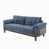 Boucle bleu marine sélectionné