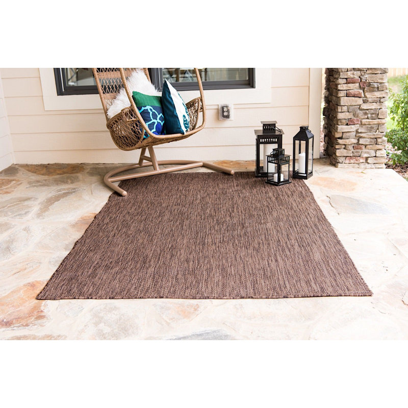 Tapis d'intérieur brun clair Abderus, Rectangle 6 pi 1 po x 9 pi
