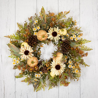 Faux Polyester 28'' Wreath