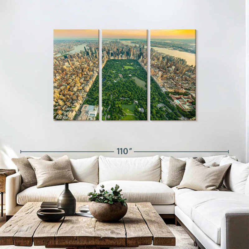 Rorry Central Park Summer Day, 48" H x 74" W