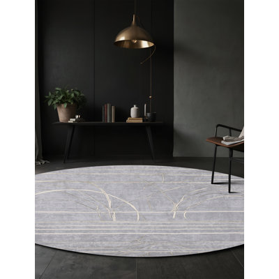 Machine Washable Blue Area Rug