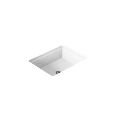 Verticyl Rectangular Undermount Bathroom Sink with Overflow