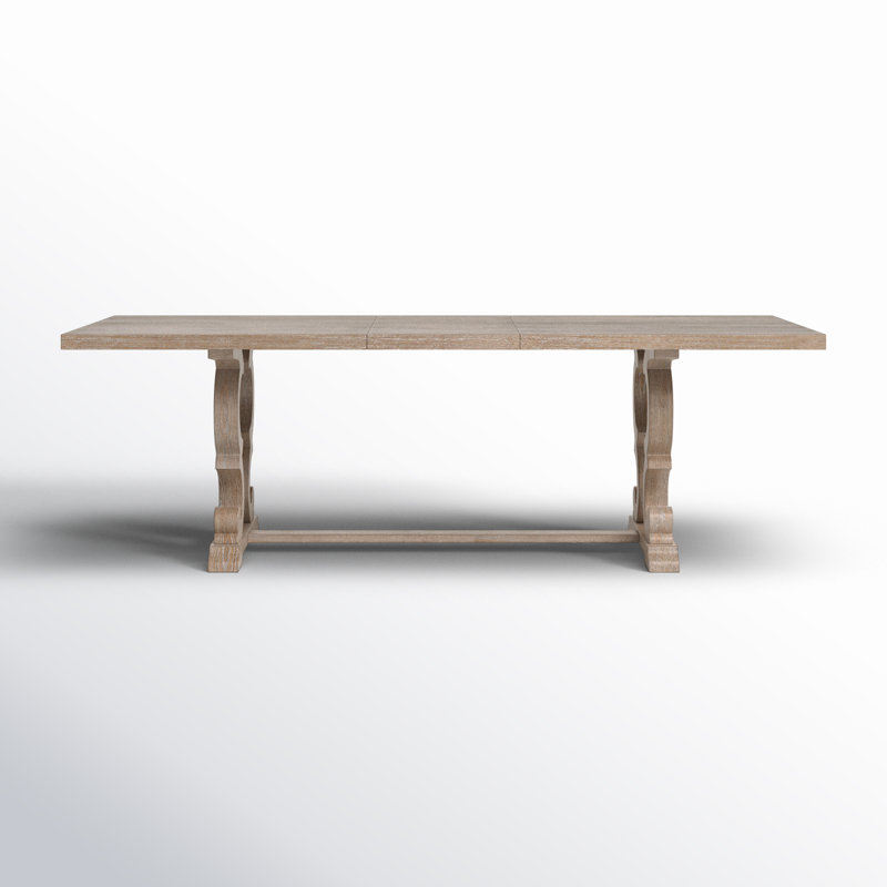 Chianti Extendable Oak Dining Table, Rustic Natural