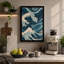Cresting Wave Japandi - Wrapped Canvas-1651277733-1651277734