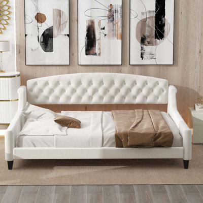 Modern Luxury Tufted Button Daybed