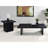 Exeter Black Square End Table