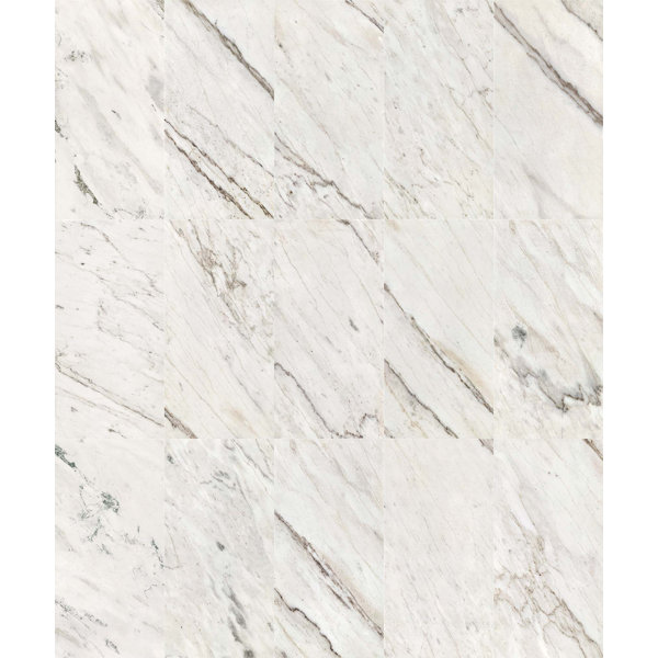 12"×24" Natural Polished Marble Tile For Wall And Floor, 1 Box 4 PCS