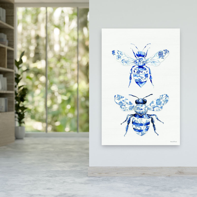Toile Bees Vintage Bee Wall Art Print, 152.4cm H x 101.6cm W