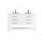 54 inch Double Bathroom Vanity_Modern_VF60554-261604214