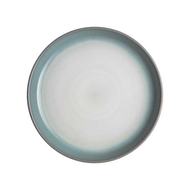 Denby Azure Haze Coupe 4 Piece Place Setting Set, Service for 1
