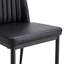 Ensemble de table de salle à manger 7 pièces, table de salle à manger en faux marbre de 55 pouces et 6 chaises en cuir PU, ensemble de table de salle à manger peu encombrant pour la cuisine et la salle à manger