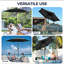 Parasol de marché avec manivelle Li-354735731-354735729
