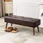 Banc en faux cuir Benjamin-401708319