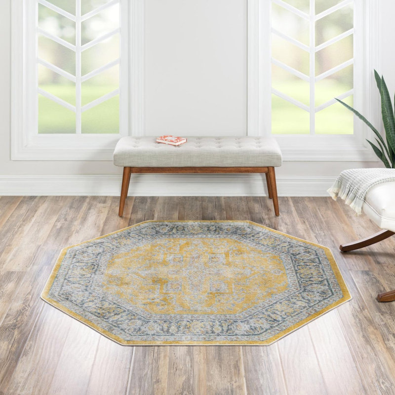 Folmar Oriental Indoor Rug, Octagon 8'