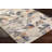 Rectangle Haliyah Geometric Machine Woven Polyester/Polypropylene Area Rug in Blue-1977029516