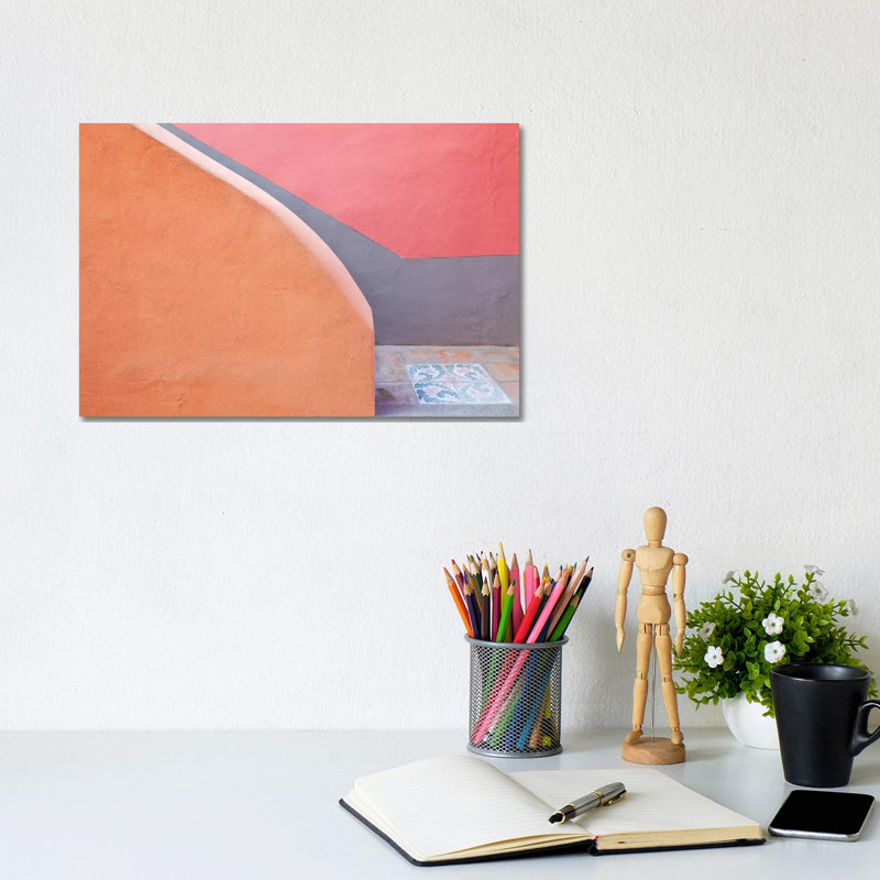 Italy, Procida. Stairwell And Wall. by Jaynes Gallery - Wrapped Canvas Gallery-Wrapped Canvas Giclée, 20.32 cm H x 30.48 cm W
