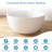 51.8" x 51.8" Freestanding Round  Solid Surface Soaking Tub