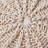 Modern Cotton Round Pouf, Beige