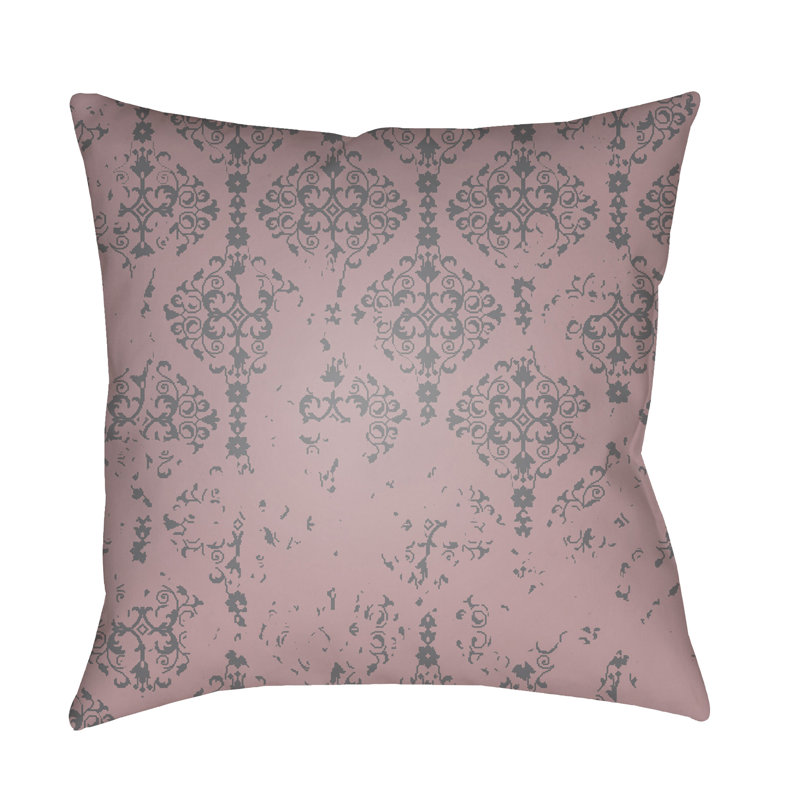  Indoor/Outdoor Throw Pillow, Rose
