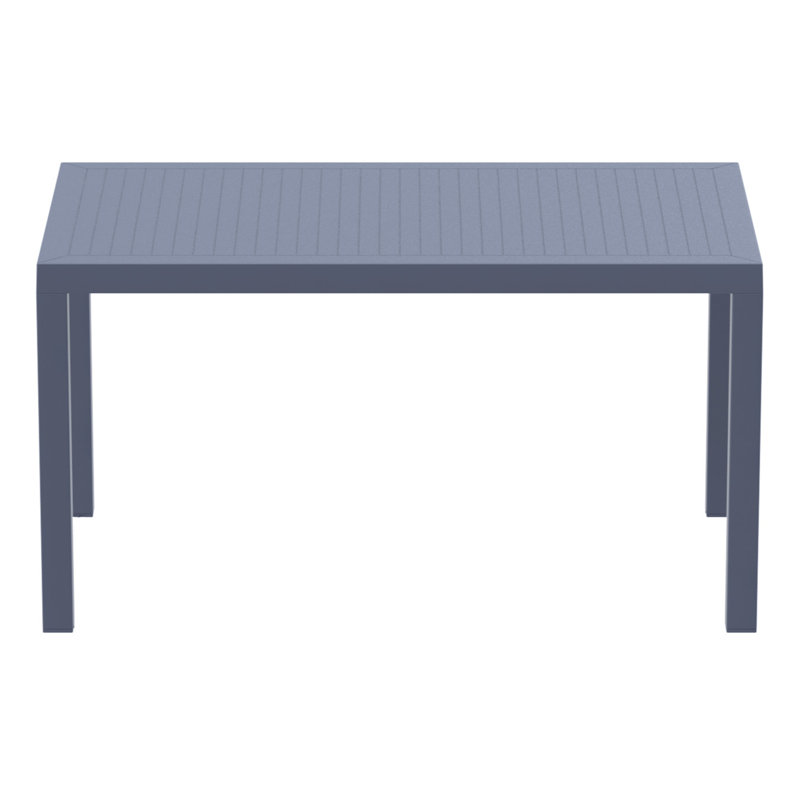 Table de salle à manger Brette, Gris foncé, 55 pouces