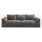 110" Oversized Sofa with Extra Deep Seat, Corduroy Upholstered Floor Couch for Apartment, Living Room, Office, No Assembly Required-1407404077
