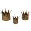 10 cm H Solid Wood Candle Holder