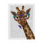 «Chewing Giraffe», art textuel sur toile tendue-33420826