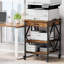 Chariot pour imprimante 23,6 po x 23,6 po x 31,7 po avec tiroir de rangement