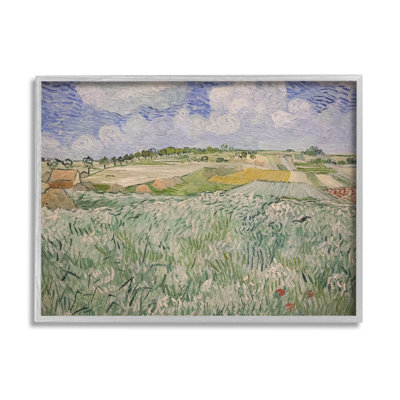 Plain Near Auvers Van Gogh Classic par Vincent Van Gogh - Peinture