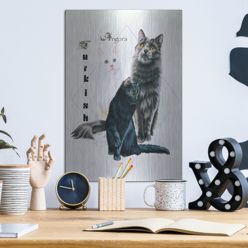 «Turkish Angora» par Barbara Keith, H 16 po x l 12 po