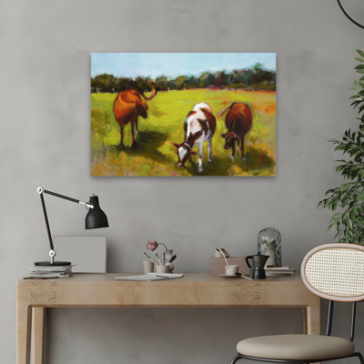 Hannah And Her Sisters - Animals Cows Farms Country And Rural Art