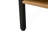 Rattan Coffee Table, Sliding Door For Storage, Metal Legs, Modern Table For Living Room-1200020245-1200020246