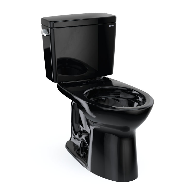 Toilette allongée deux pièces 1,6 GPF TOTO® Drake®, ébène Tornado Flush®