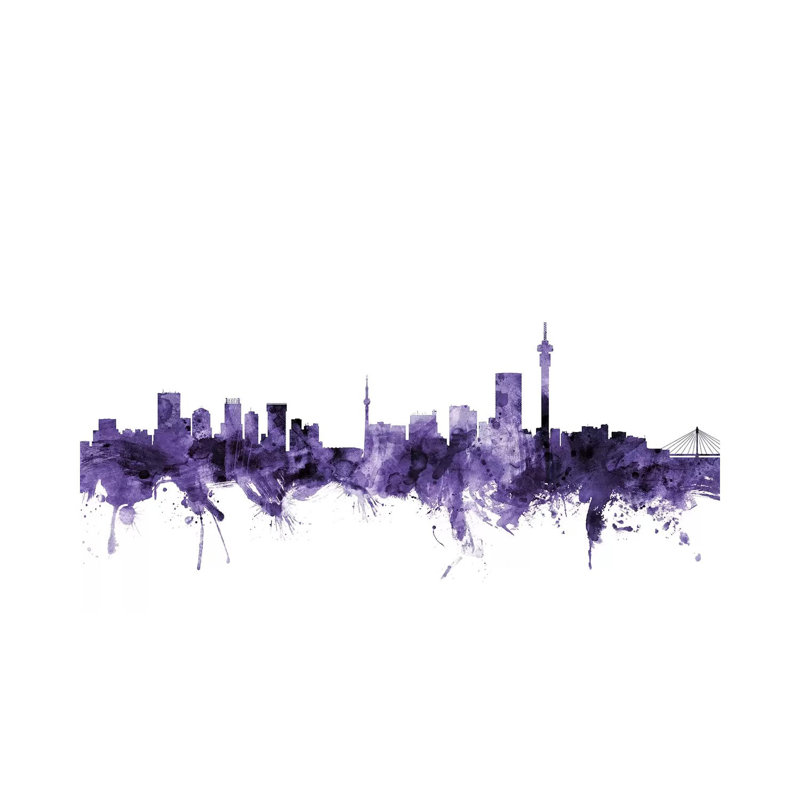 Johannesburg, South Africa Skyline by Michael Tompsett - Wrapped Canvas Gallery-Wrapped Canvas Giclée