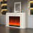 47.24"Retro White Electric Fireplace-997528570-997528575