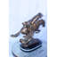 Statue en bronze Cheyenne de la collection Nifao, réplique de Remington, art occidental emblématique 23 po x 9 po x H 20 po