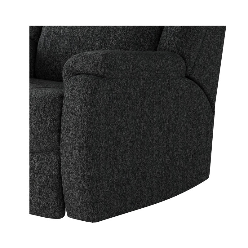 Hercules Dual Power Wall Recliner, Dark Gray Jacquard
