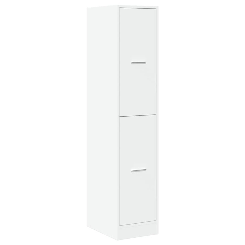  Apothecary Cabinet White Engineered Wood Medium, White